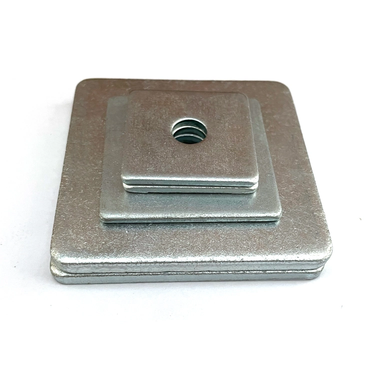 Galvanized Square Washer Carbon Steel Square Spacers