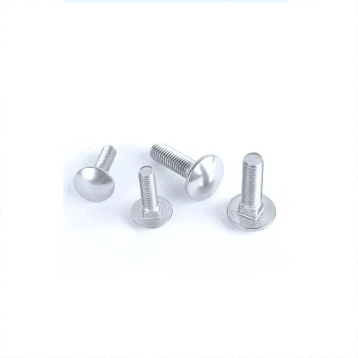 Round Head Square Neck Bolts Mushroom Head with DIN 603 Standard Grade 4.6 4.8 8.8 M6 8 10 12 Customizable Product From Factory