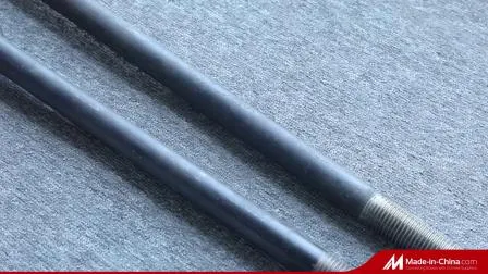 Boulons et écrous à tête carrée en acier inoxydable noir uni plaqué zinc en acier au carbone de fixation de la Chine grand boulon avec boulon forgé à chaud de taille personnalisée